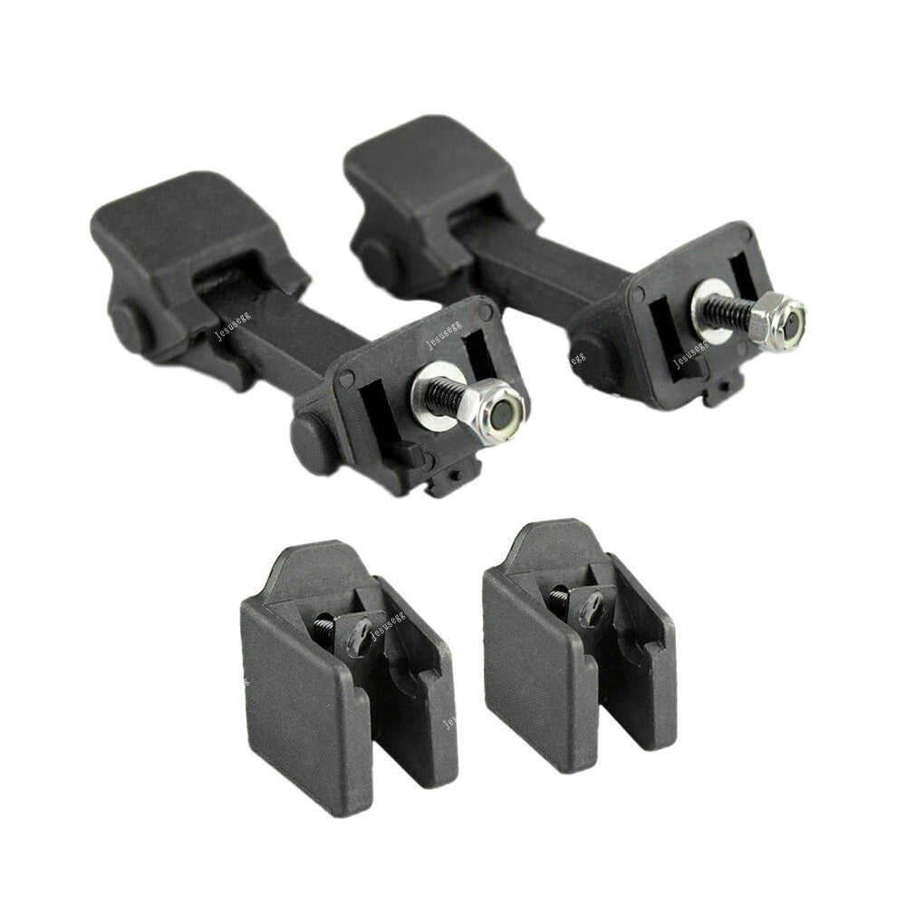 2x Front Locking Hood Catch Lock Latch Brackets Kit Fit 07-17 for Jeep for Wrangler JK Q