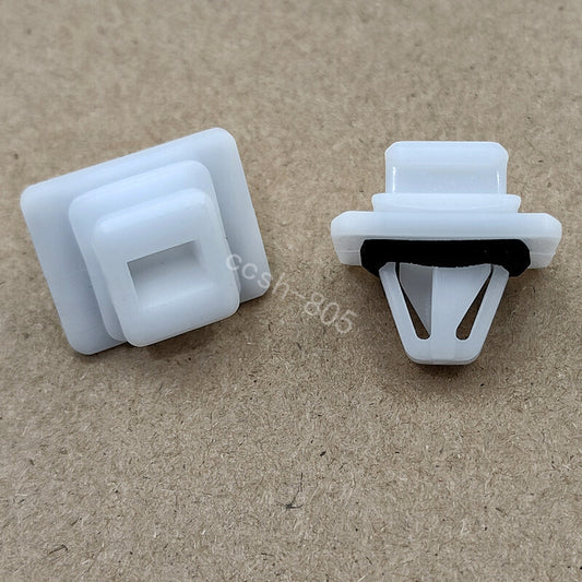 10 Pcs Car Tailgate Rear Door Lower Moulding Trim Clips for Honda