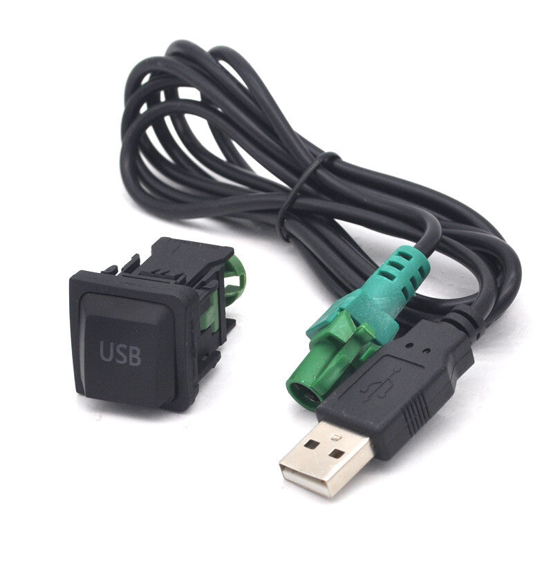 USB cable Button Switch panel for VW for Jetta MK5 MK6 for Golf 6 for Passat B6 B7 CC for Tiguan v