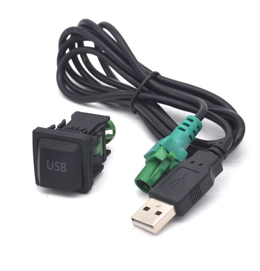 USB cable Button Switch panel for VW for Jetta MK5 MK6 for Golf 6 for Passat B6 B7 CC for Tiguan v