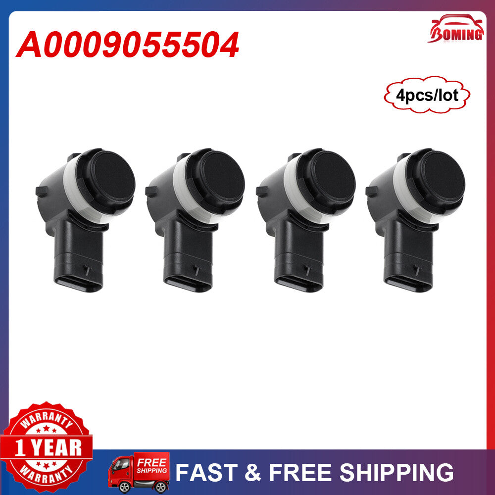 A0009055504 4PC Bumper PDC Parking Assist Sensor for Mercedes-Benz CLS CLA GLA Q