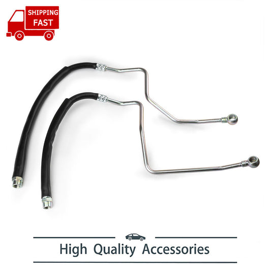 Two oil cooler hoses, left and right, MR204354, suitable for Montero 3.0/3.5L engines, MR204353. n