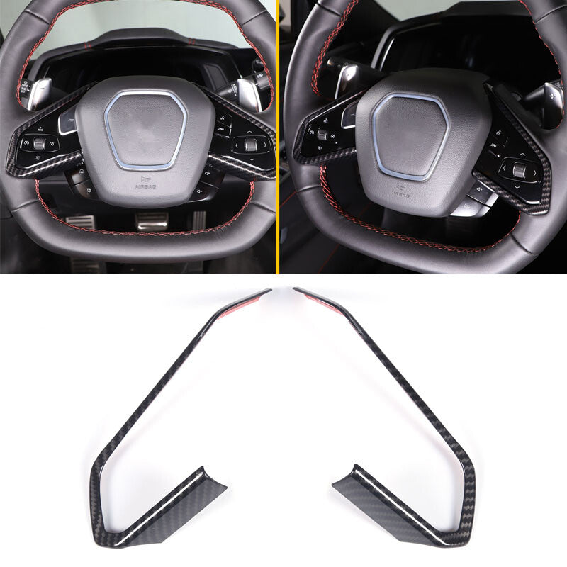 Carbon Fiber Interior Door Handle Bowl Cover Trim for 2020 - 2023 for Subaru Outback- v