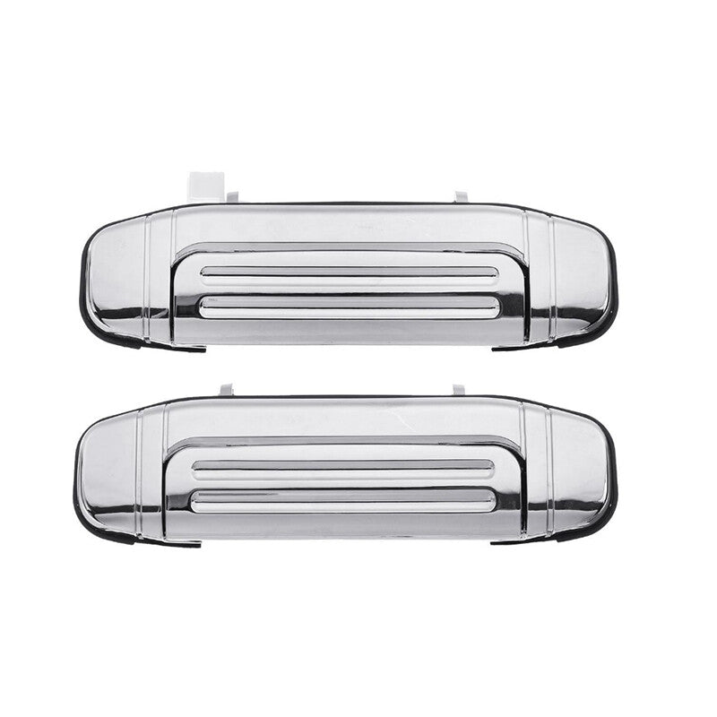 Pair Chrome Rear Outer Door Handle for Mitsubishi Pajero Montero V32 V33 V43