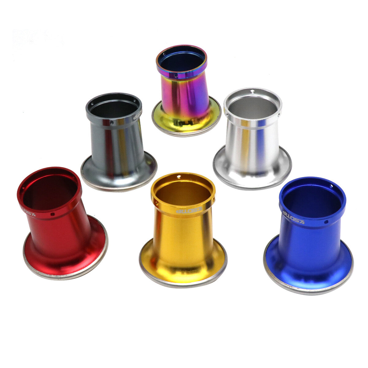 55mm Carburetor Velocity Stack Air Filter Cup w/ Net Funnel CNC Aluminum Alloy Q