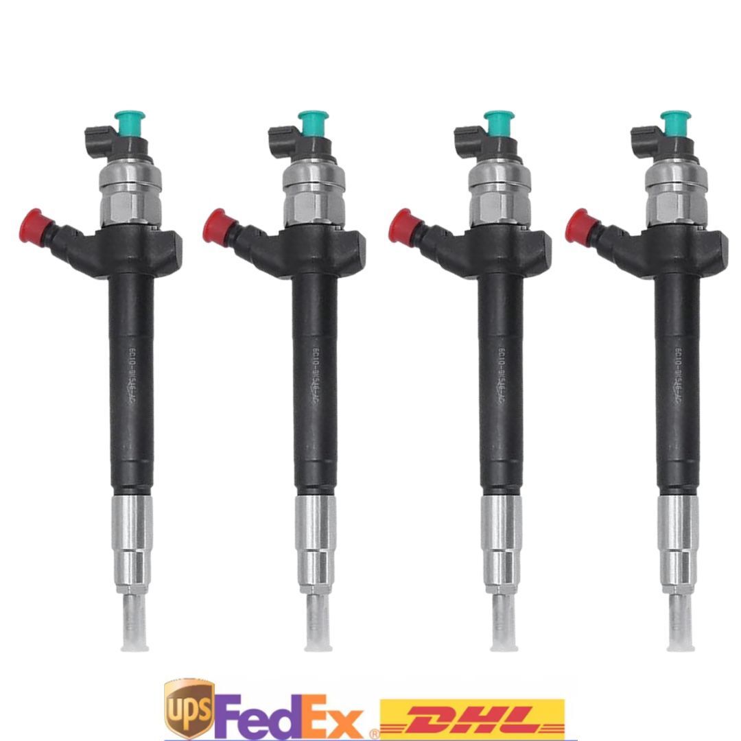 4X Fuel Injector 095000-5800 6C1Q-9K546-AC for Ford Transit 2.2 TDCi 6C1Q9K546AC
