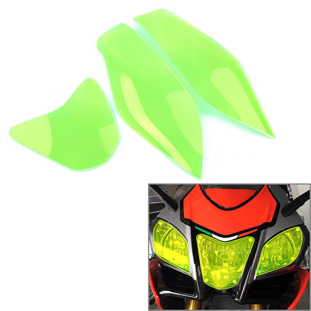 For RSV4 2011-2014 Front Headlight Guard Shield Screen Lens Cover Green