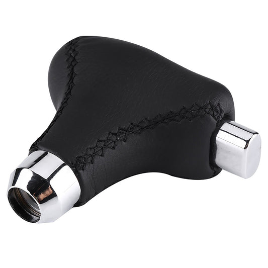 Gear Shift Knob Cover Hand-Stitched PU Leather Gear Shift Knob Cover Universal Q