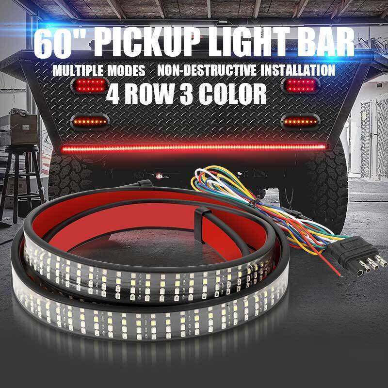 60-inch LED tailgate light strip for 4-row, 6-function rear tailgate - for Dodge Accessories n
