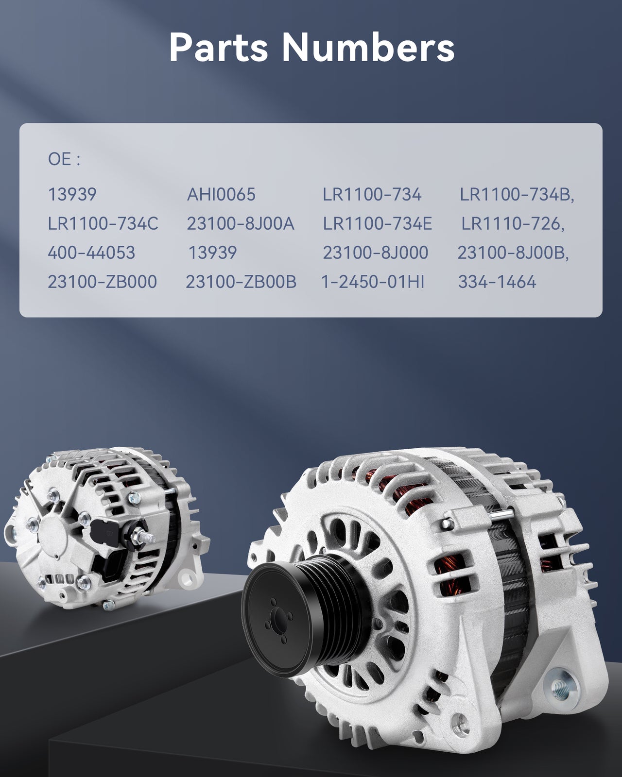 For 2002 2003 2004 2005 2006 for Nissan Altima L4 2.5L New Alternator LR1100-734