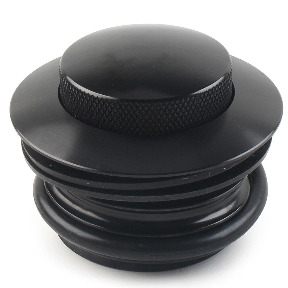 Linker Gewinde Kraftstofftank Gas Cap Abdeckung Fur for Harley 1982-17 Motor Schwarz