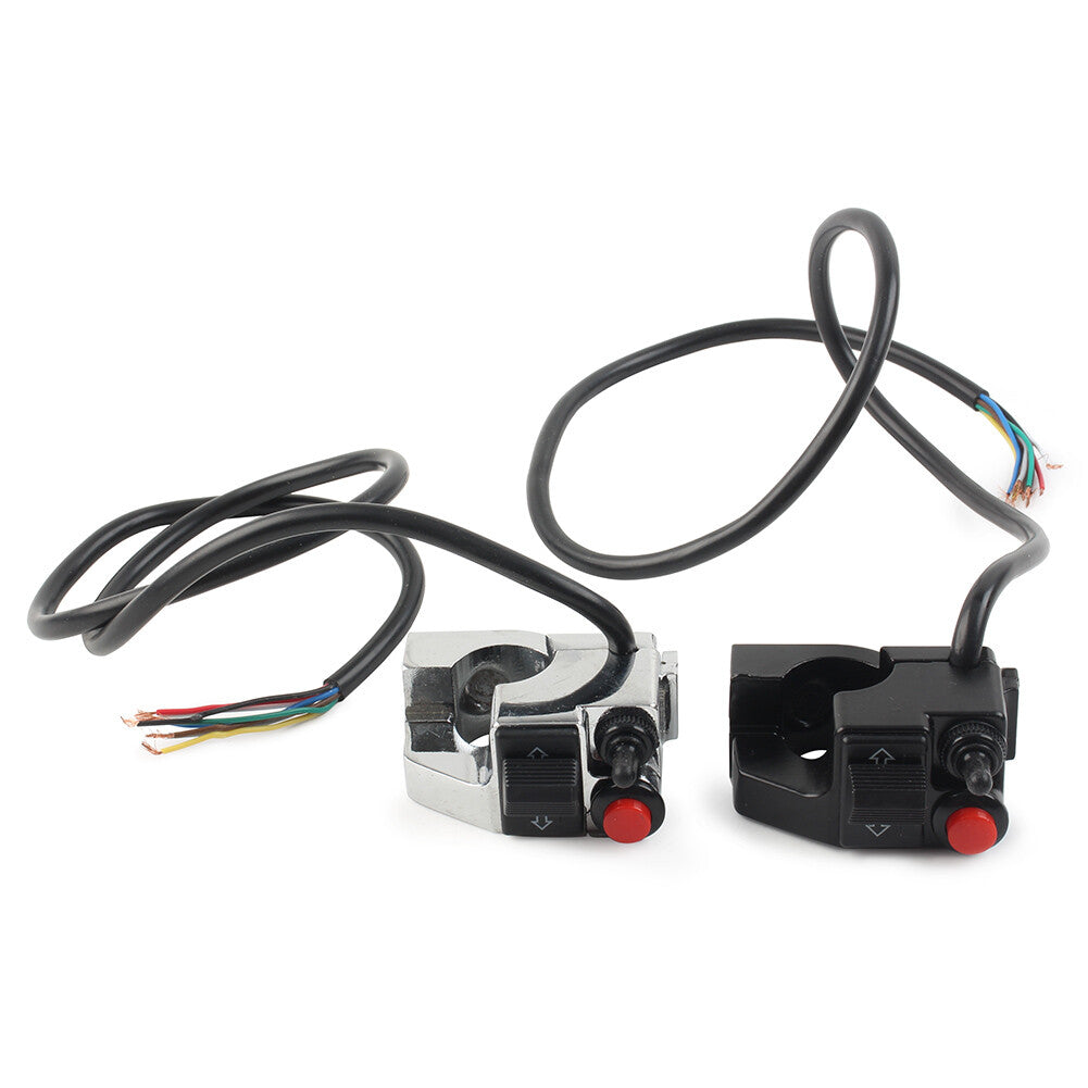 Motorcycle Switch Handlebar Mount Button Horn Turn Signal Fog Light Headlight Q