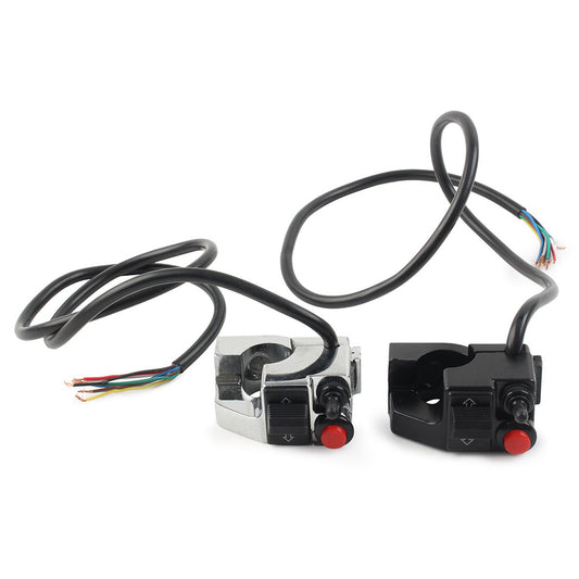 Motorcycle Switch Handlebar Mount Button Horn Turn Signal Fog Light Headlight Q