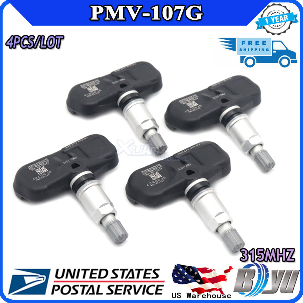 (4) 42753-STK-A04 TPMS Tire Pressure Monitoring Sensor for Honda Pilot for Acura for RDX - v