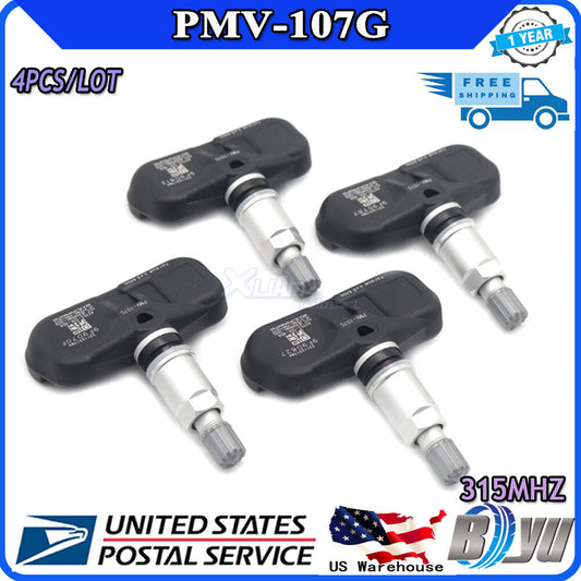 (4) 42753-STK-A04 TPMS Tire Pressure Monitoring Sensor for Honda Pilot for Acura for RDX - v