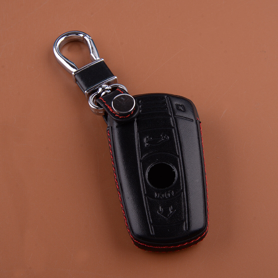 2 Buttons Remote Key Case Fob Cover Protector Chain Fit for BMW 1 3 5 Series Q