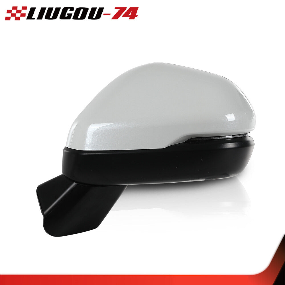 Left driver's white view side mirror with turn signal heating, suitable for Honda CRV 23-24