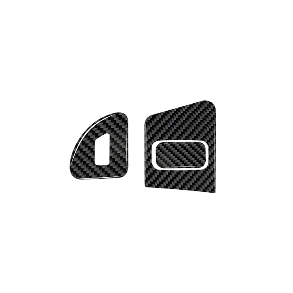 Carbon Fiber Interior Central Control Bottom Trim Cover for 2015-2017 v