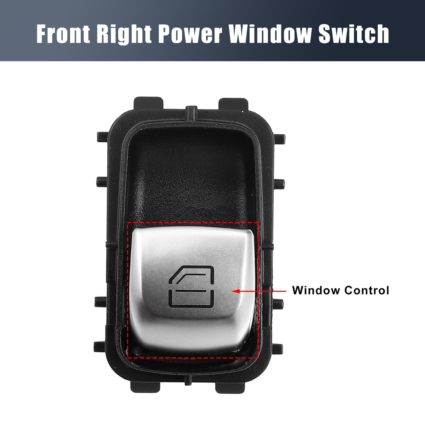 Passenger-powered window switch A229051904 is suitable for Mercedes CLS450, S450, S560, and 2018 models. n