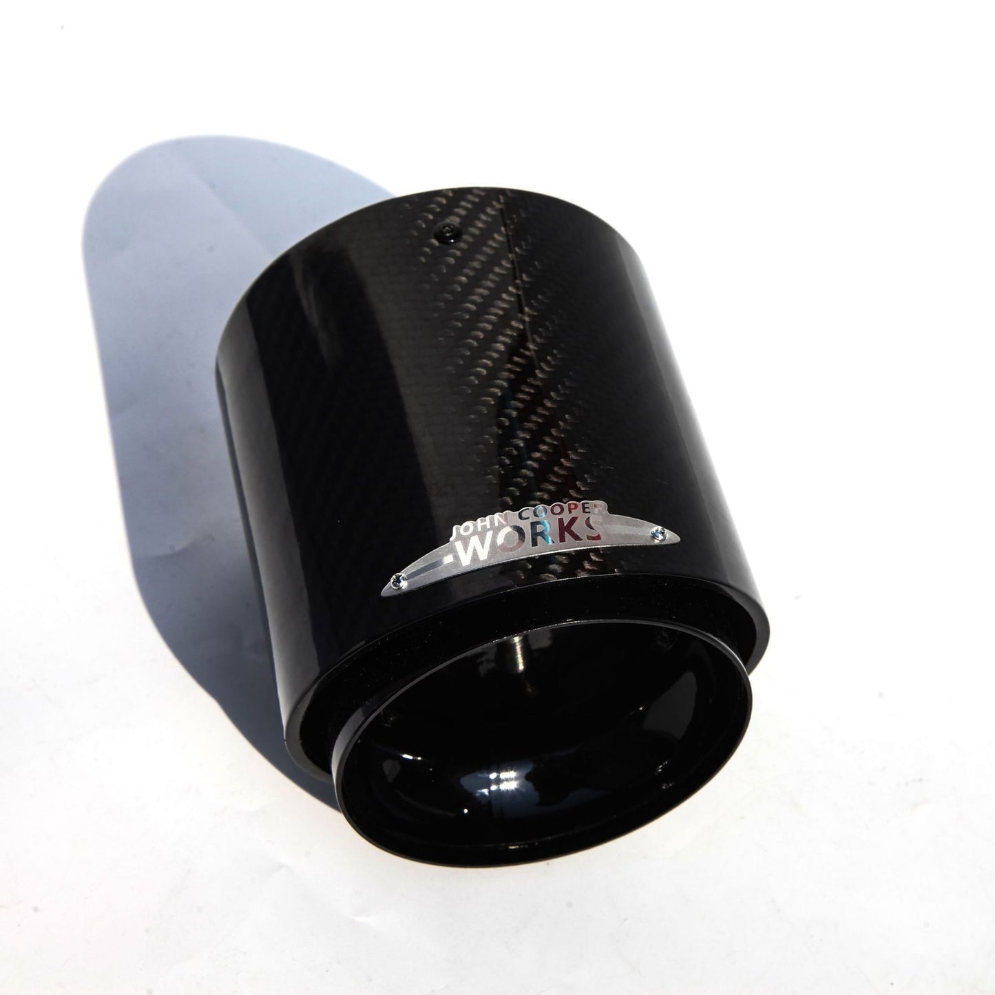 Black Carbon Fiber Exhaust Tip JCW for BMW Cooper for MINI R55/R56/R57/R58/R59/R60