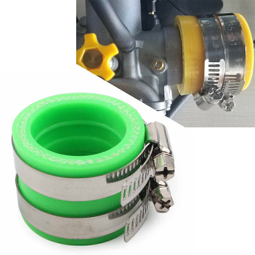 For OKO PWK KEIHIN Green 28/30mm Motor Carburetor Rubber Adapter Intake Manifold