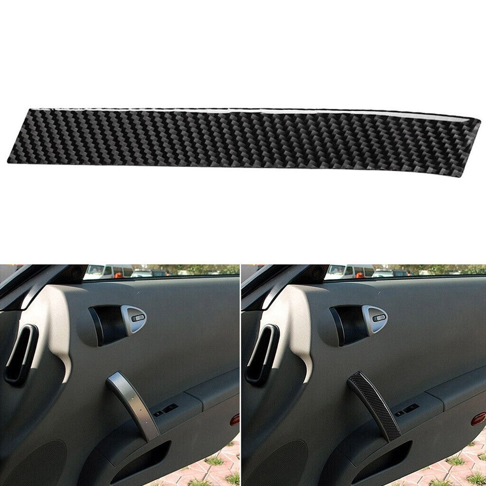 Carbon Fiber Interior Passenger Door Pull Cover Trim/for Nissan 350Z 2003-2009