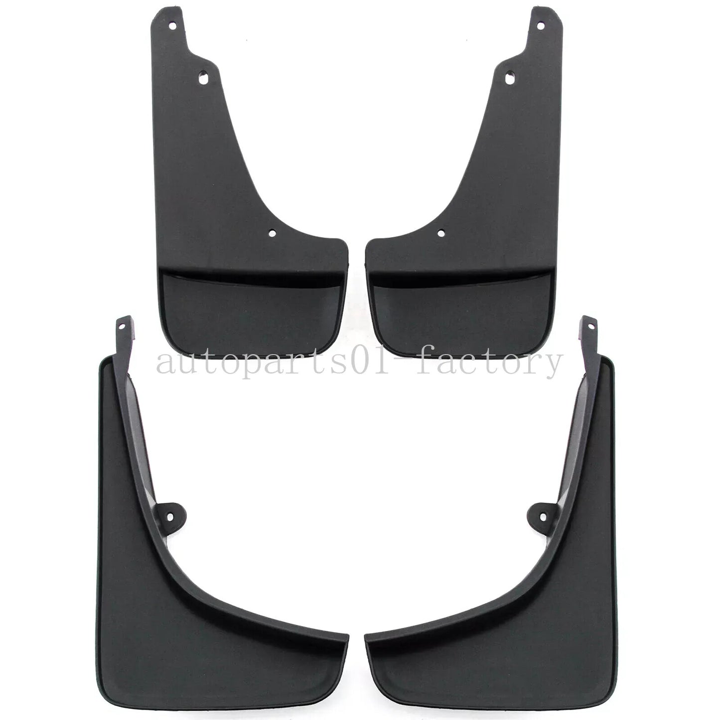 4PCS Front Rear Splash Shield Molded Fits for Jeep Cherokee Mud Flaps 2014-2017