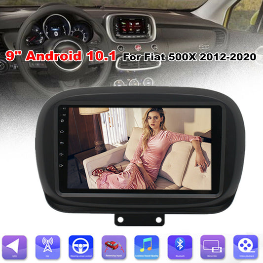 9-inch Android 10.1 Car MP5 Player, Radio, GPS Navigation, Wi-Fi Device for Fiat 500X (2012-2020) n