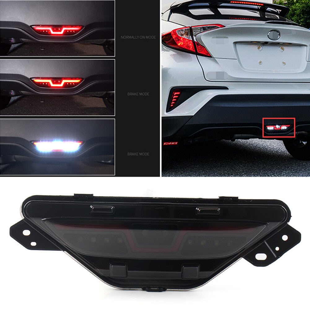 for Toyota C-HR CHR 2016-2018 Rear Brake Light Bumper Light LED Bumper Stop Lamp Q