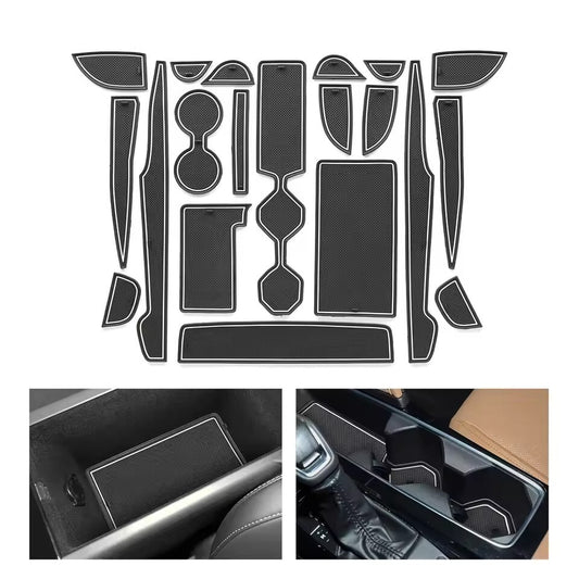 for Toyota for Camry 9TH 2024 2025 Anti-Slip Gate Slot Cup Mat Non-slip Door White