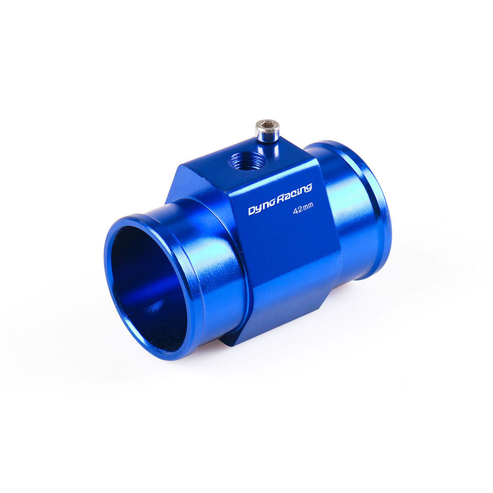 42mm Blue Water Temp Temperature Joint Pipe Sensor Gauge Radiator Hose Adapter