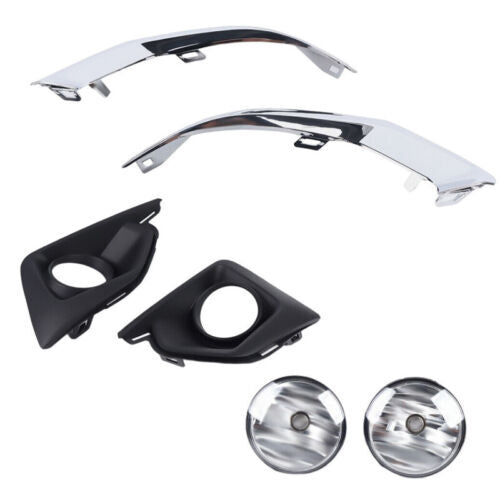The driver's headlight kit (left) and fog lights (right) are compatible with 2018 and 2019 for Chevrolet Traverse models.