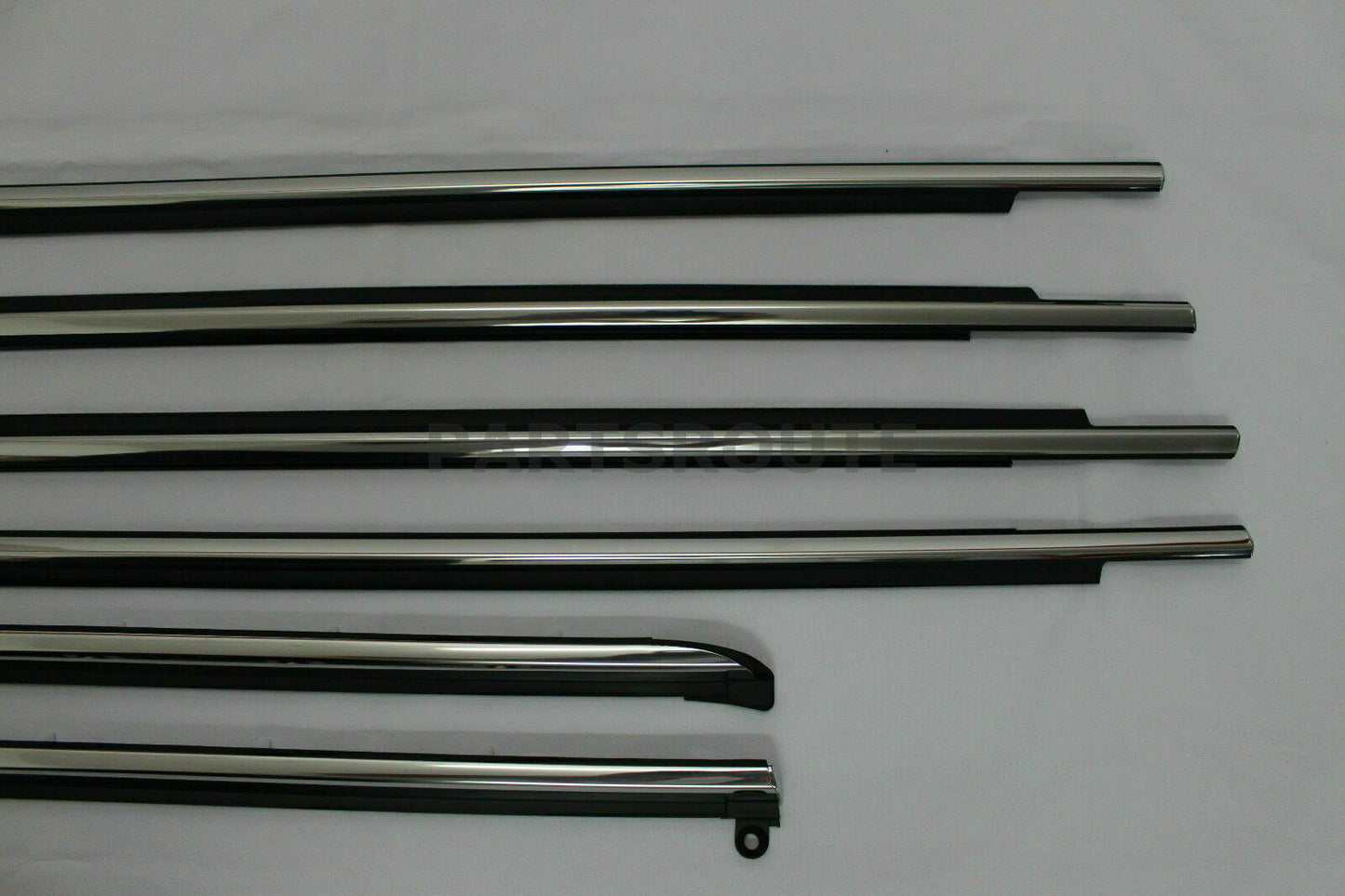 for Lexus GX470 Prado 03-09 QuarterDoor Belt Moulding Weatherstrip Set W/Chrome