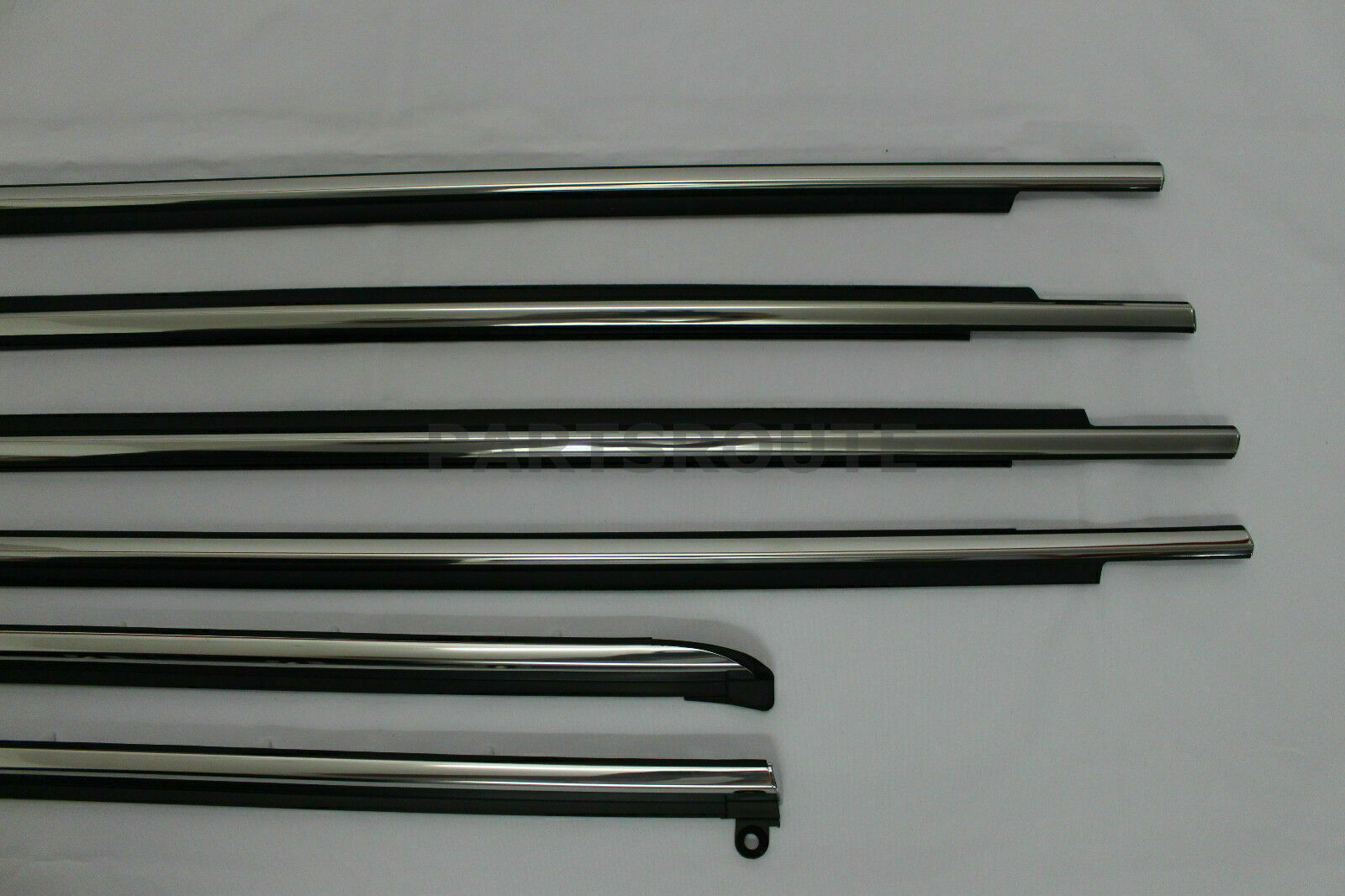 for Lexus GX470 Prado 03-09 QuarterDoor Belt Moulding Weatherstrip Set W/Chrome