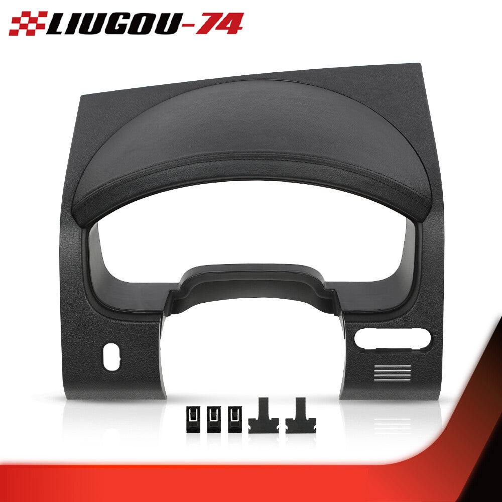 Dash circle speedometer surrounds the baffle cluster in black, suitable for the F150 from 2004 to 2008- v