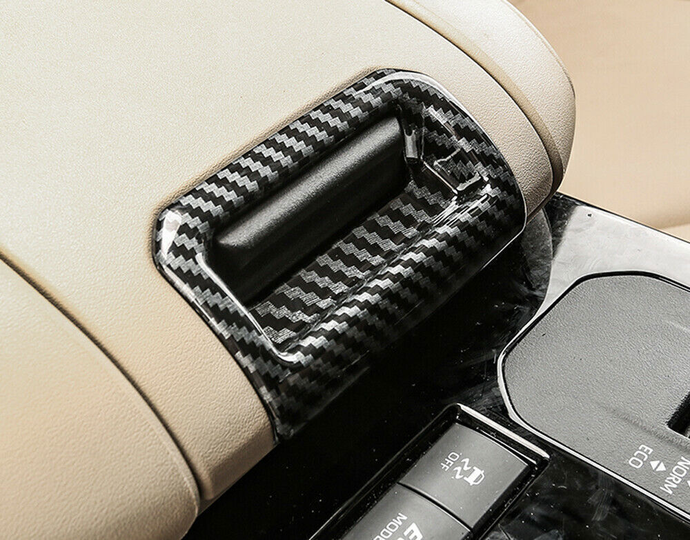 Carbon fiber interior window A-pillar sticker decoration suitable for Tacoma 2011-2015- v
