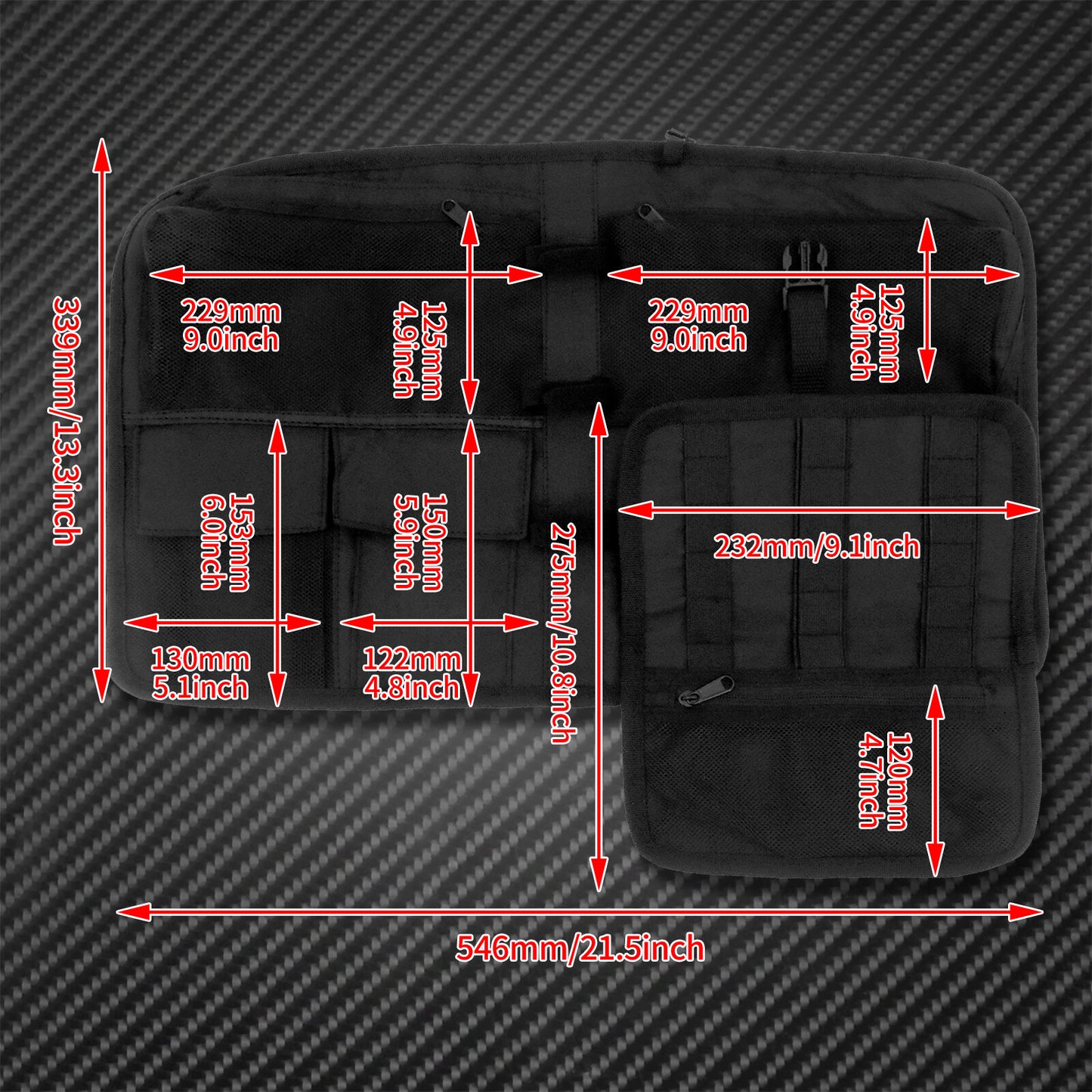 Black Tour Pak Trunk Lid Organizer Fit For Indian Roadmaster Chieftain 2015-2021 Q
