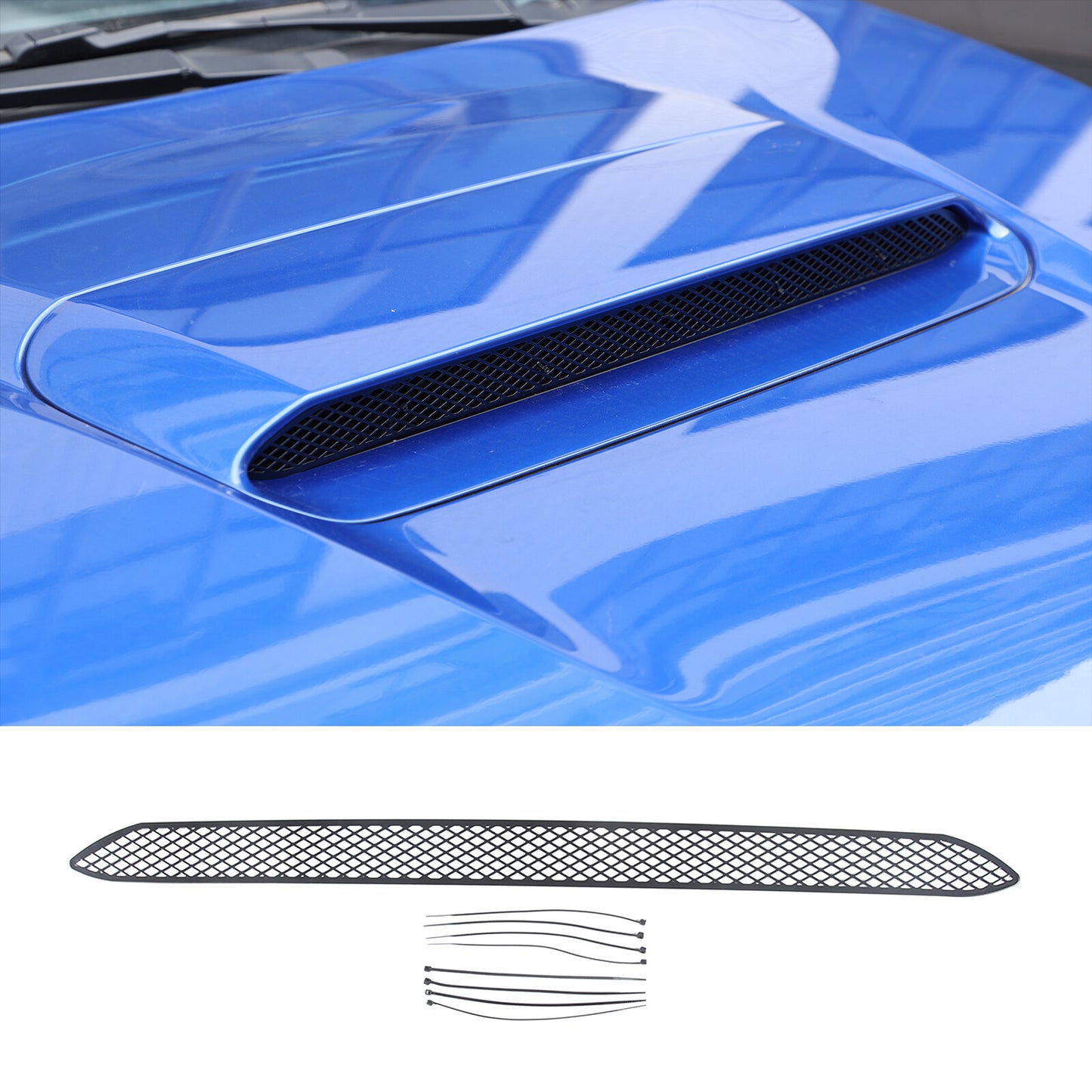 2-Pack Silver Chrome ABS Side Panel Covers for Hummer H3 2005-2009
