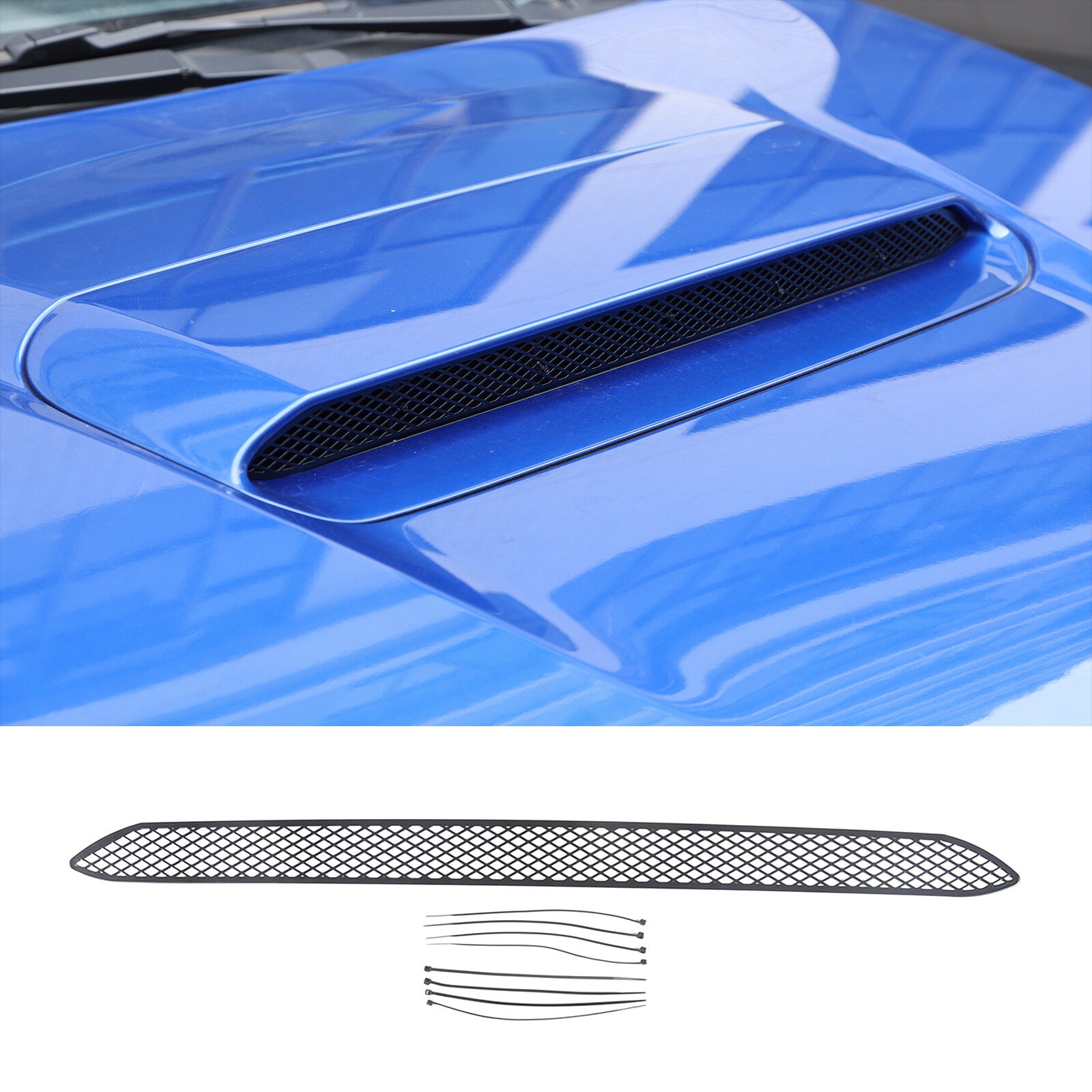 2-Pack Silver Chrome ABS Side Panel Covers for Hummer H3 2005-2009
