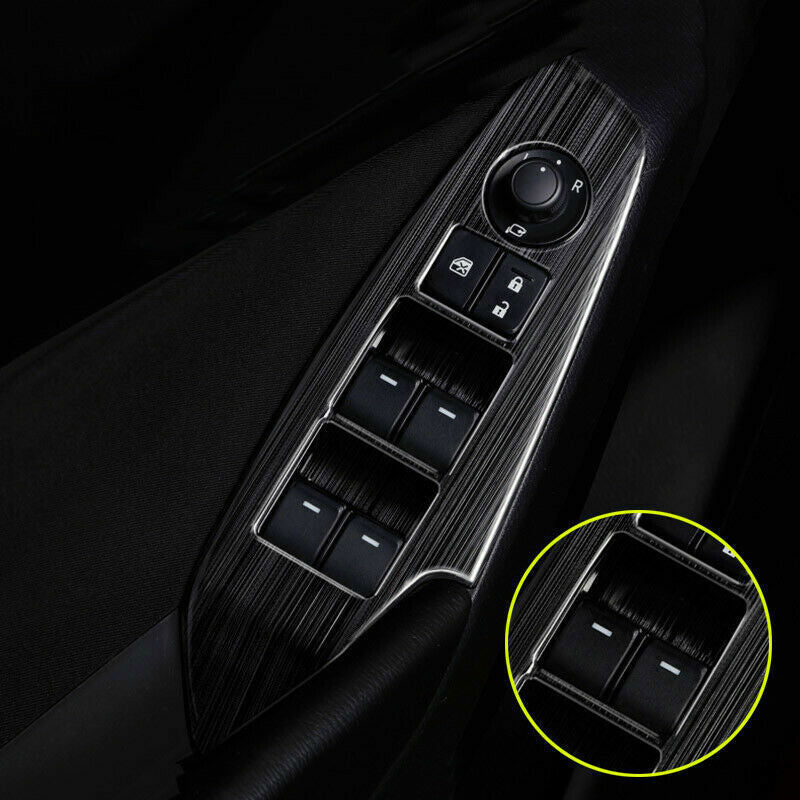 Carbon fiber interior door handle frame cover decoration suitable for 86/for Subaru BRZ 2022- v