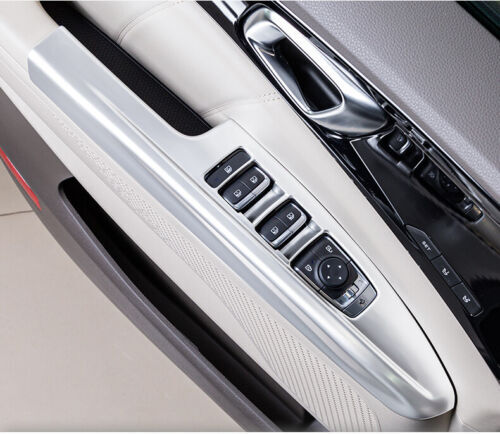 Chrome Pillar Posts Trim for Kia K5 2021-2023 8Pc Set Door Trim Mirror Cover Kit v