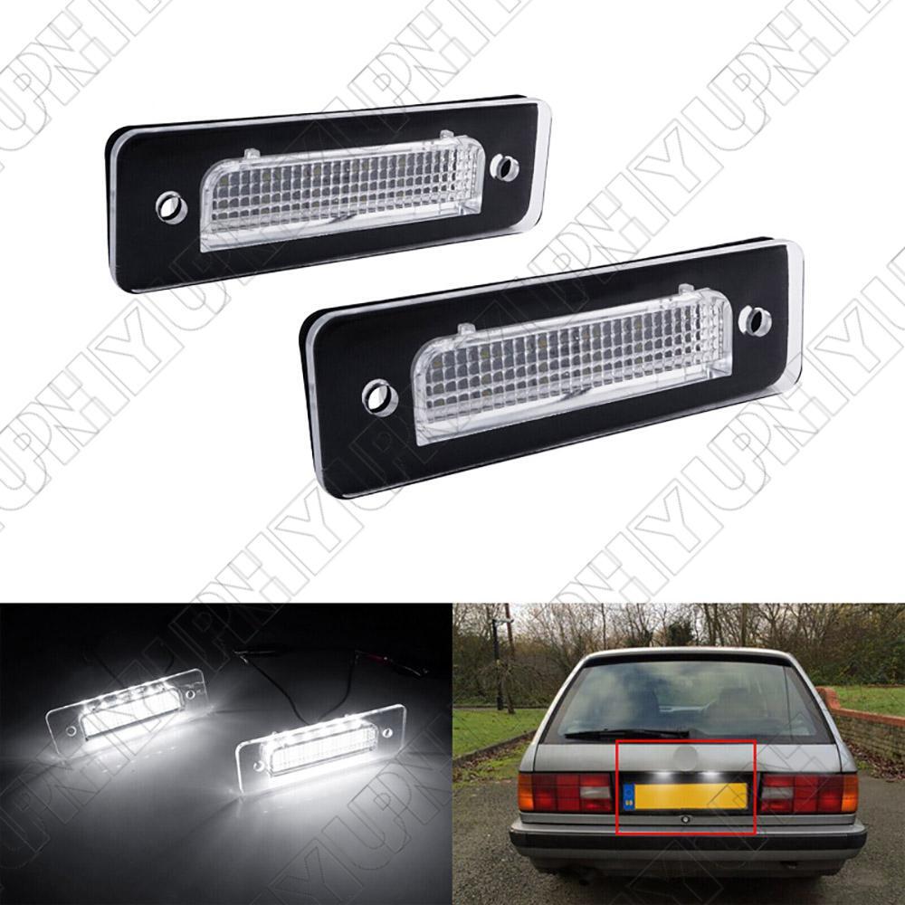 2 Pcs LED License Plate Light for BMW 3er E30 5er E12 E28 6er E24 7er E23 M1 E26 Q