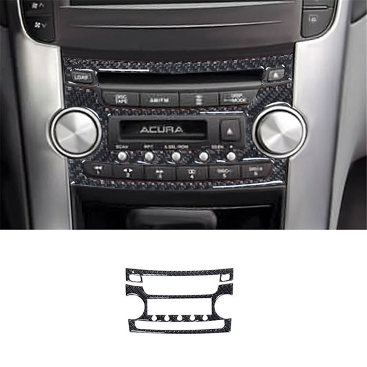 2Pcs Carbon Fiber Gear Shift Side Strips Cover Trim for Jeep Liberty 2008-2012 v