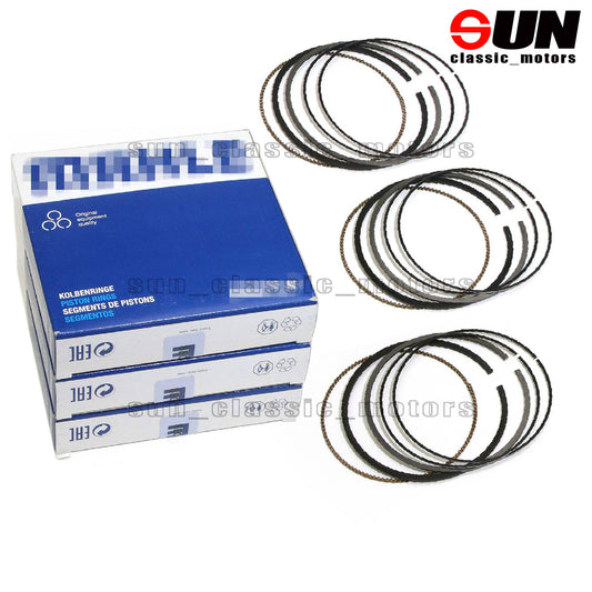 3-Piece Piston Ring Kit for Mini One F55 F56 PSA for Peugeot 1.2 THP B38A12A-