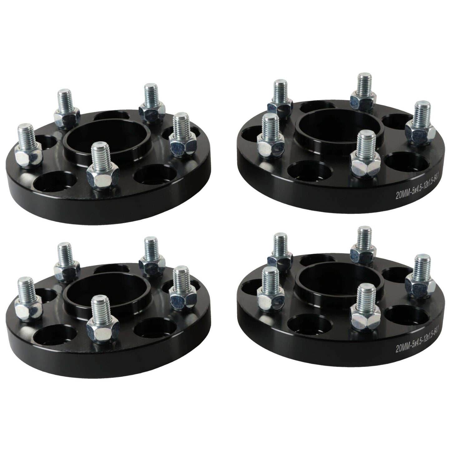 4Pcs 20mm 5x4.5 Wheel Spacers Adapters for Honda Accord CR-V for Acura MDX CSX