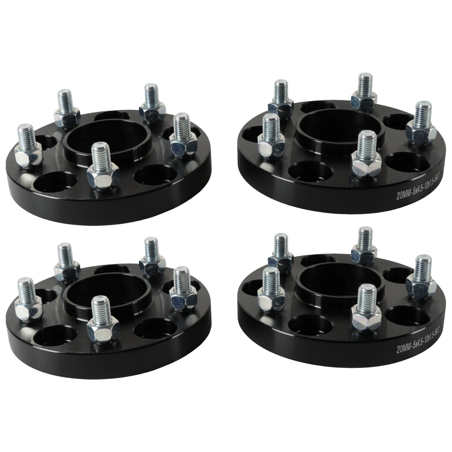 4Pcs 20mm 5x4.5 Wheel Spacers Adapters for Honda Accord CR-V for Acura MDX CSX