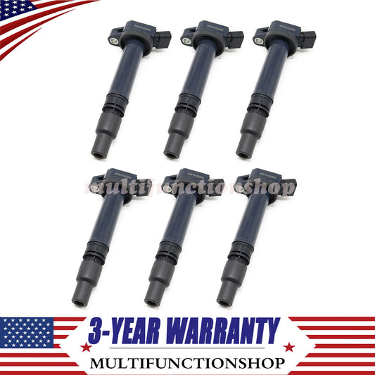 6PCS Ignition Coils Fits for Lexus Gs350 2007-15 3.5L V6 90919-02250 90919-02260