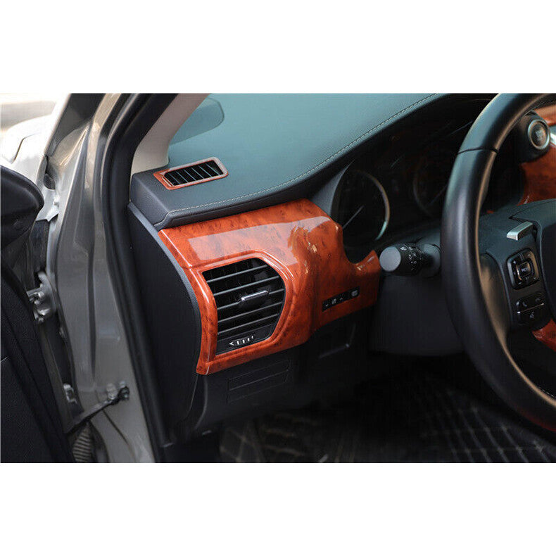 for Lexus NX200t 300h 2015-2021 wood grain Console LR Air Outlet Vent cover
