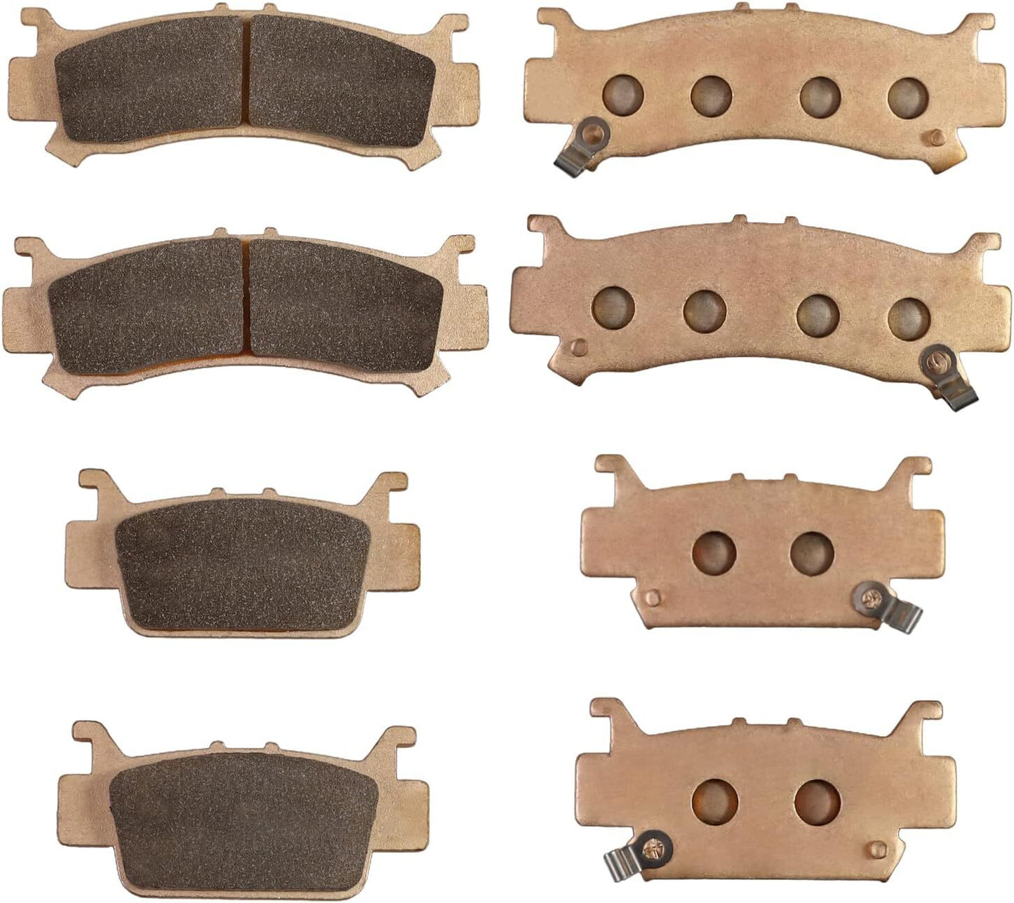 Front Rear Brake Pads for Honda Pioneer 1000 / Pioneer 1000-5 2016-2021 Talon 10