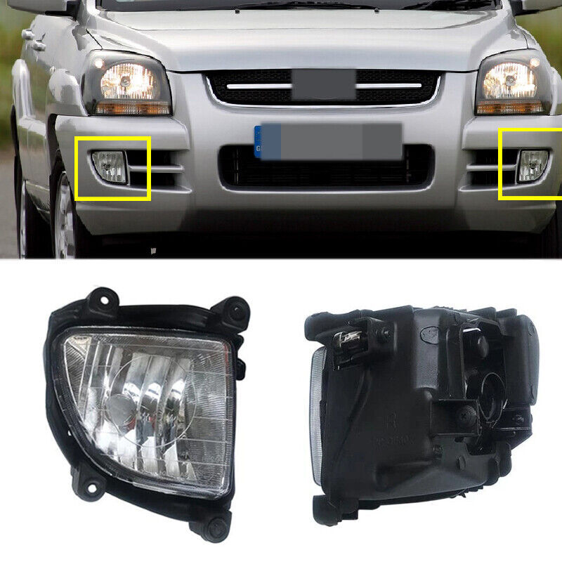 for Kia Sportage 2.0L 2.7L 2005-2007 Front Bumper Fog Lamp Left+Right